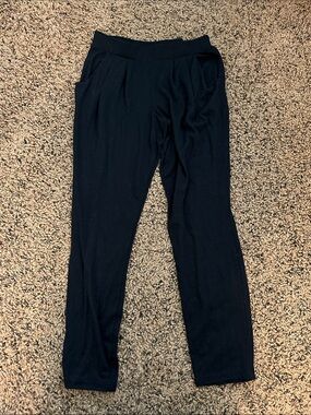 Black Cotton On Pants